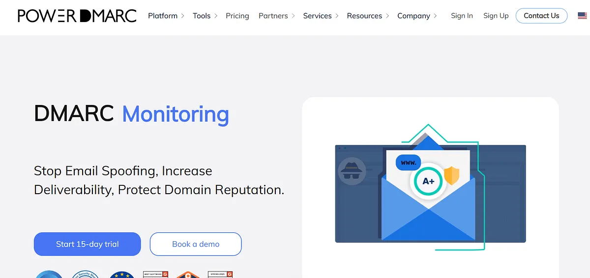 PowerDMARC Homepage