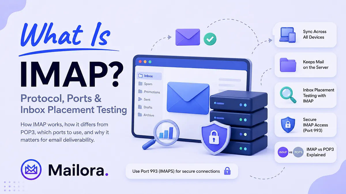 What Is IMAP? Protocol, Ports & Inbox Placement Testing 