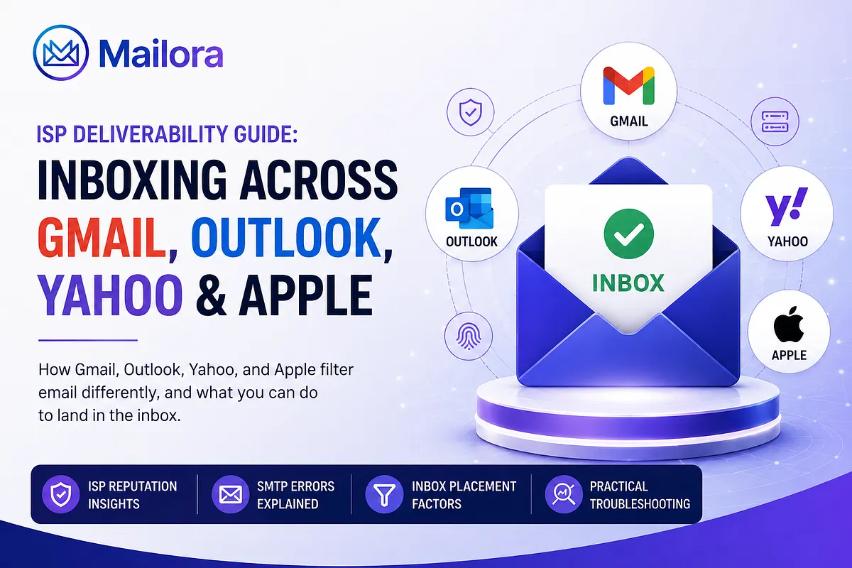 Deliverability Practitioner's Guide to ISP Filtering: Gmail, Outlook, Yahoo, and Apple Mail