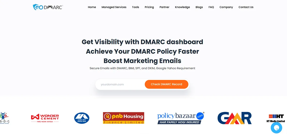 GoDMARC homepage