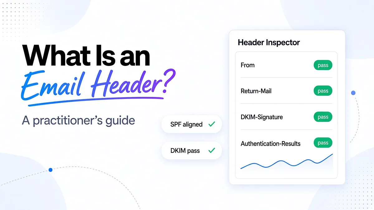 What Is an Email Header? A Deliverability Practitioner's Guide