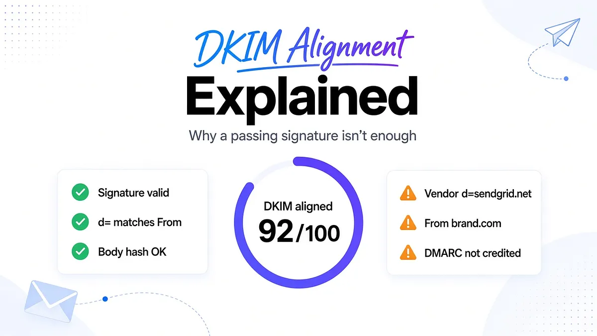DKIM Alignment: How It Works & Why DMARC Still Fails